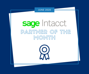 Sage Intacct 2020 Partner of the Month - June
