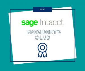Sage Intacct President's Club 2020