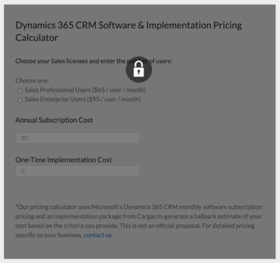 2026 Microsoft Dynamics 365 CRM Pricing Guide | Cargas