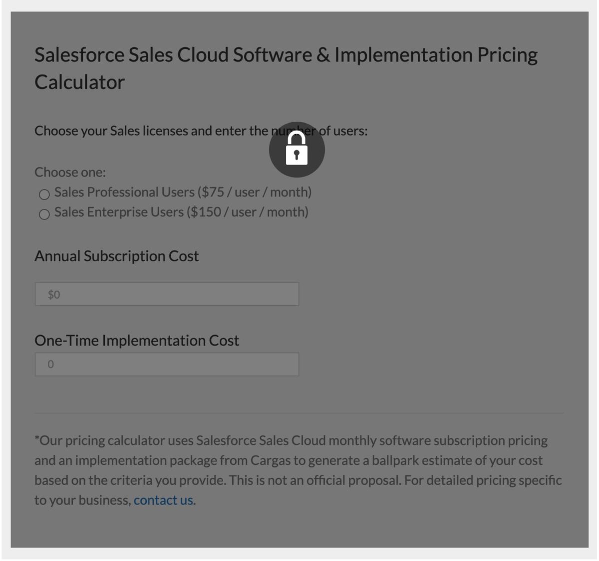 2026 Salesforce Pricing Guide | Cargas
