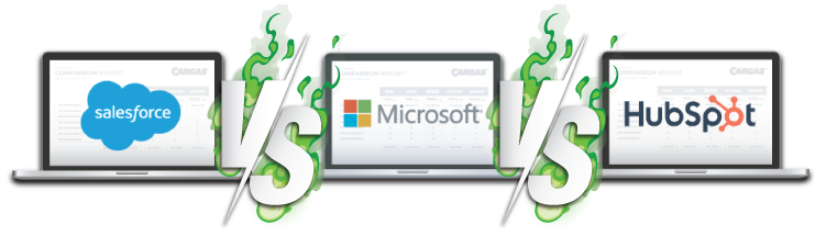 2026-versus-unlock-salesforce-MS-hubspot CRM Comparison Graphics