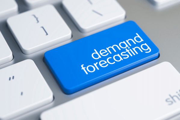 Demand Forecasting with Microsoft Dynamics 365 Business Central Demand Forecasting on Keyboard Image