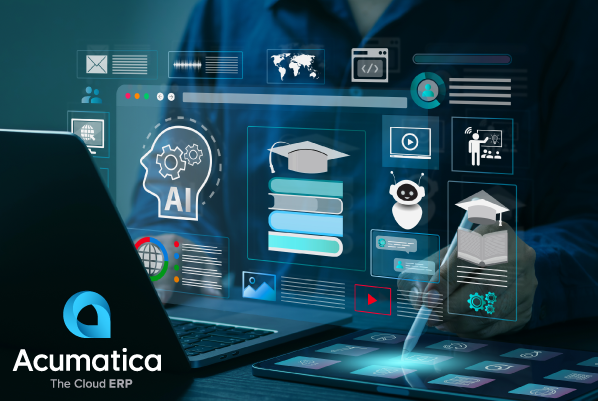 Power BI Software on Computer Header